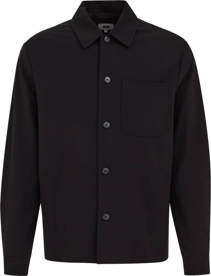 WE Fashion Heren slim fit overshirt