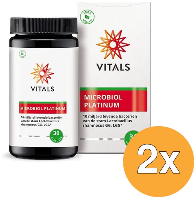 2x Vitals Microbiol Platinum (30 capsules)