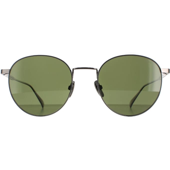 Chopard zonnebril SCHC77M 568P gepolijst grijs groen gepolariseerd