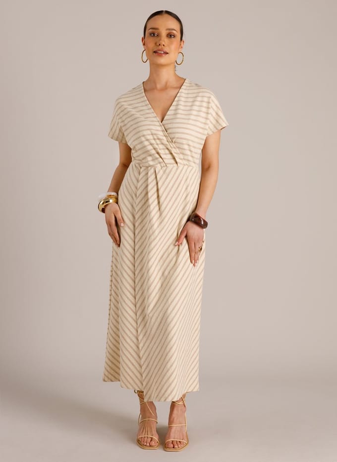 YEST YYMireil One pieces - Cream/Taupe - maat 38
