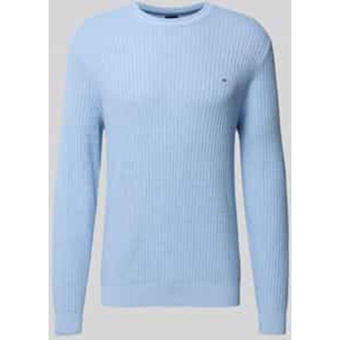 Gebreide pullover met labeldetail