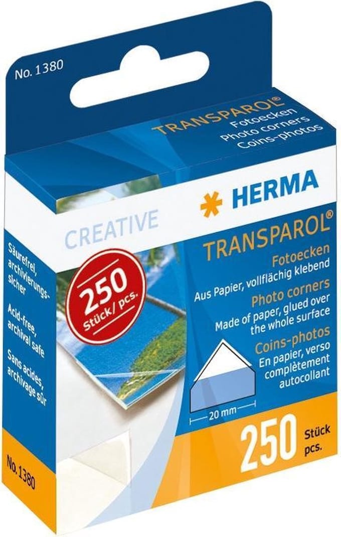 Herma fotohoekjes 250 st. 1380