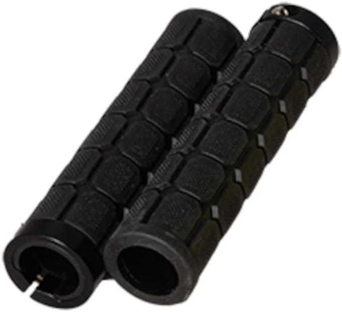 Fietsstuur Grips met Lock-On Bevestiging - Zwart, Extra Dik voor Comfort