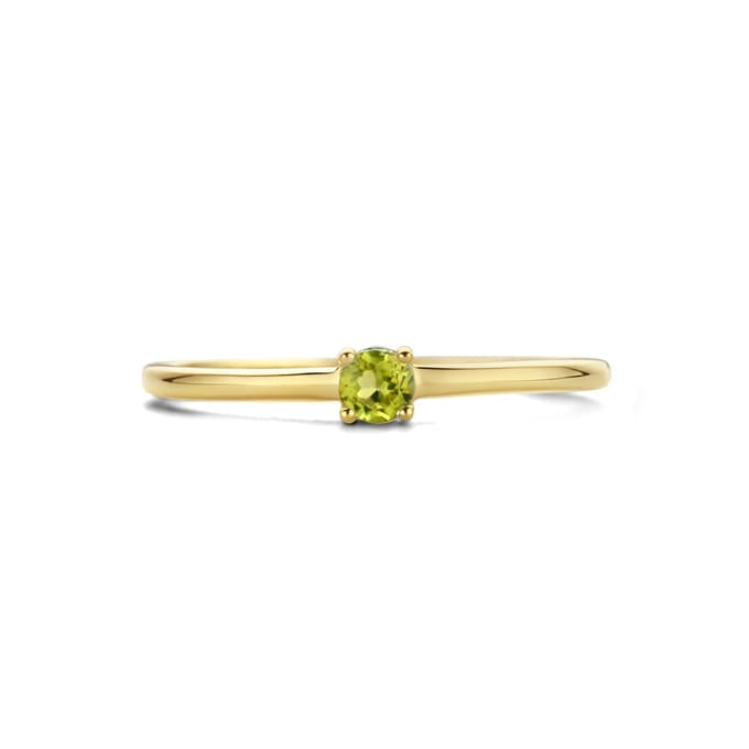 Ring Met Geboortesteen Peridot Augustus