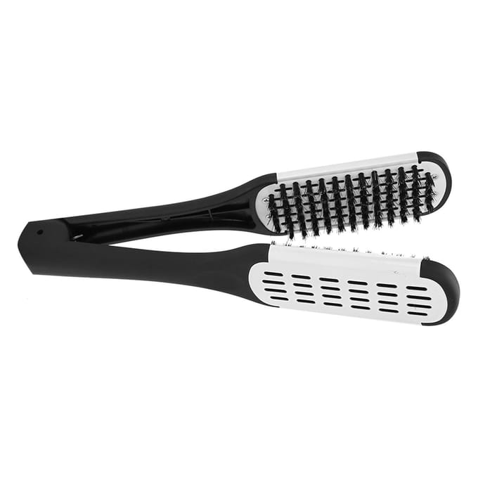 Professionele V-vormige klem styling kam haar stijltang kappersgereedschap white