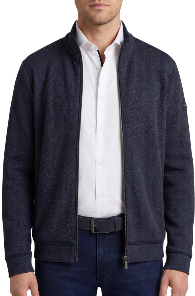 Bugatti vest donkerblauw