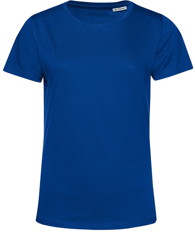 B&C Dames/dames E150 Organic T-Shirt met korte mouwen (Koningsblauw)