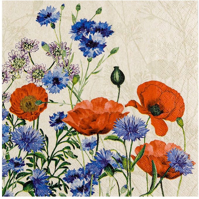 Servet "Wild Poppies"