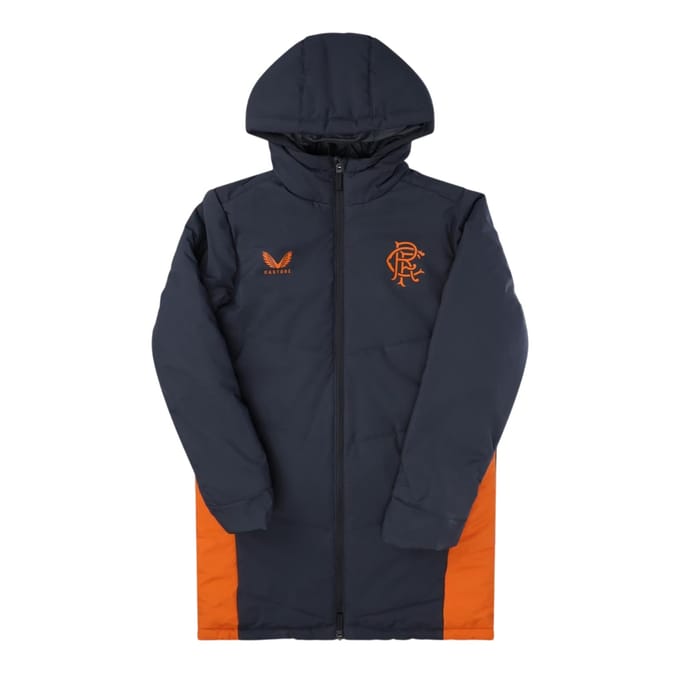 Castore Rangers FC-anorak voor kinderen (Echt rood)