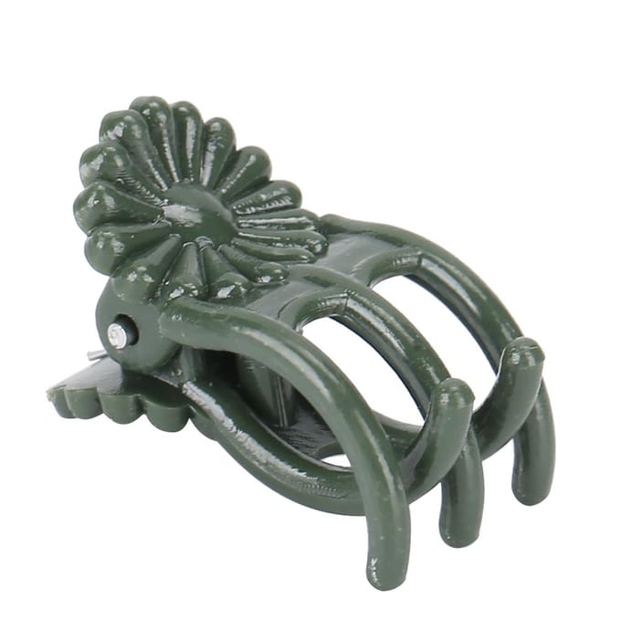 100 Pièces Clip Plante Belle Forme Chrysanthème Outil de Support Fixation Tiges Fleurs Jardin Avec Épingle dans le Clip gray