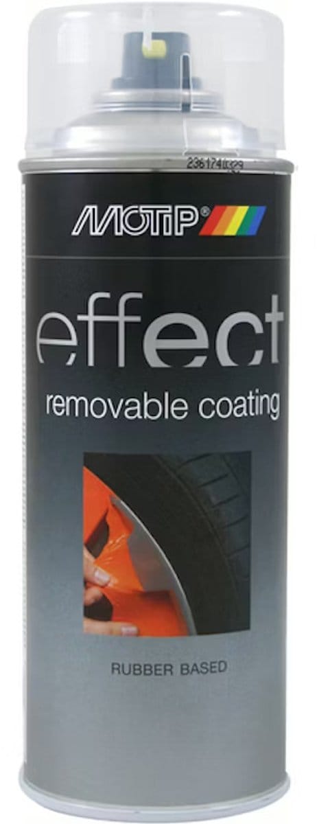 Motip - verwijderbare coating - Removable Coating - transparant 400 ml - flexibel voor metaal/kunststof