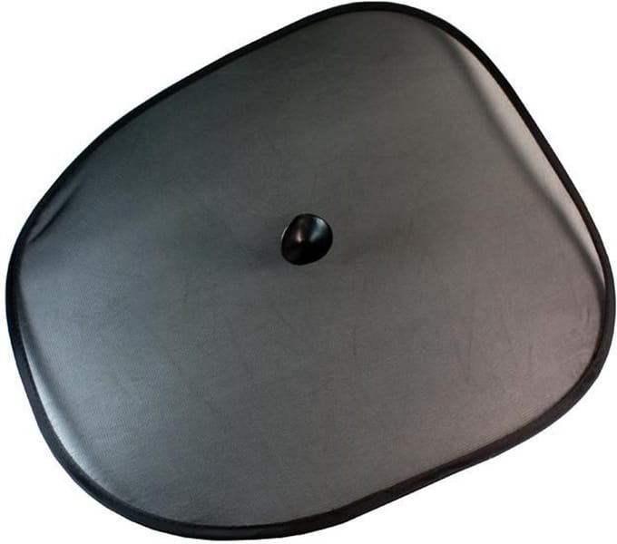 TT-products zonnescherm voor op het raam 2 stuks zwart