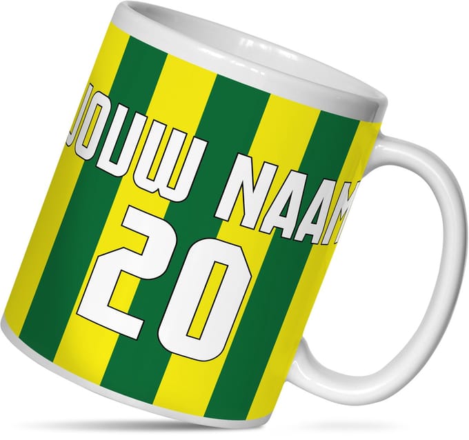 Mok Den Haag - Geel & Groen - Fan Cadeau Residentie
