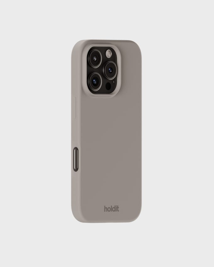 Phone case silicone Taupe iPhone 16 Pro Max