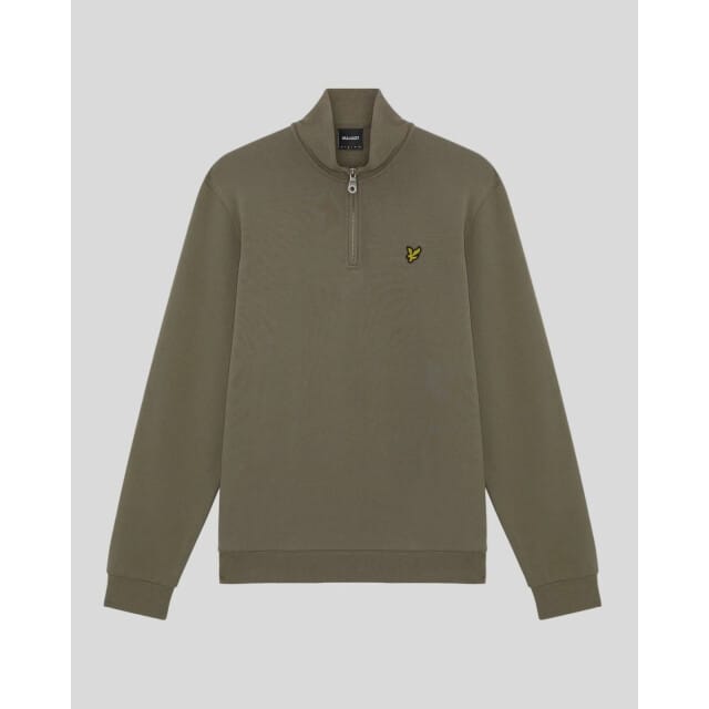 Lyle & Scott Loopback Half Zip Sweater Heren - Maat S