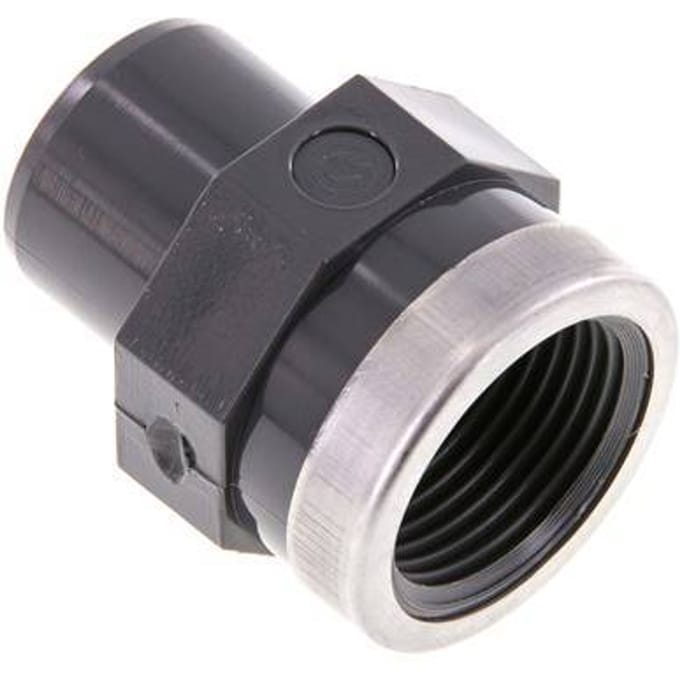 Pvc-Fitting Lijmmof Man 25mm x Binnendraad Rp 3/4'' [2 Stuks]