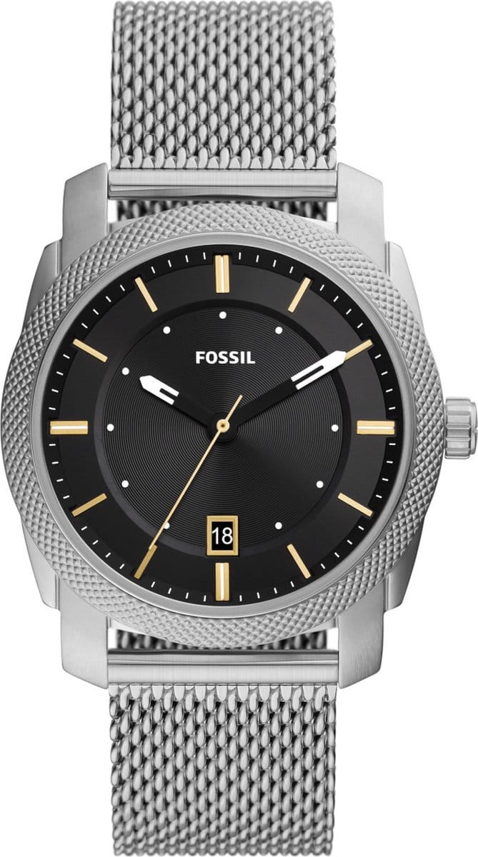 Fossil Machine FS5883 Herenhorloge 42 mm - Zilverkleurig