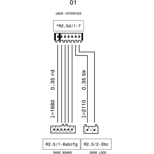 AEG kabel, deur 140114444106