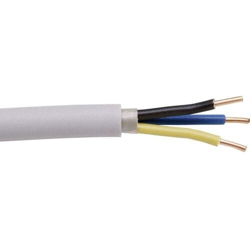 Kopp 153110843 Mantelkabel NYM-J 3 G 2.5 mm² Grijs 10 m