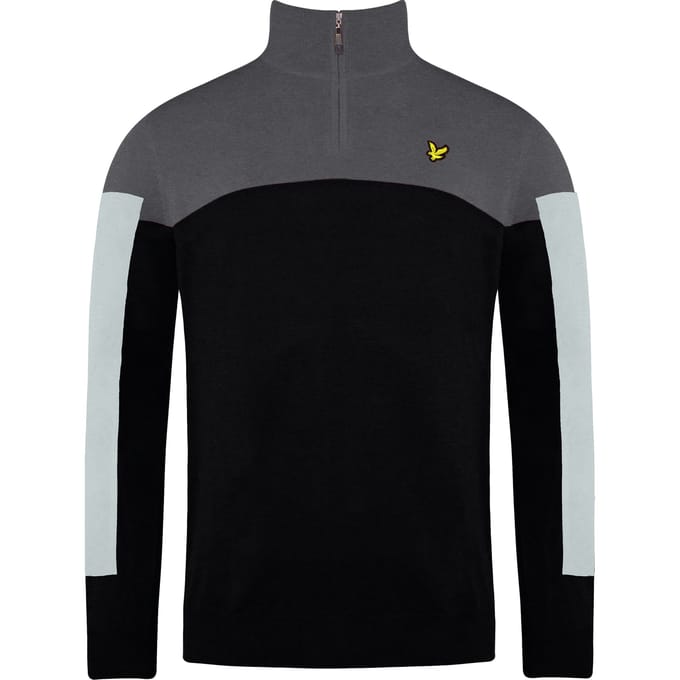 Lyle & Scott Moffat Golf Heren True Black Sweater