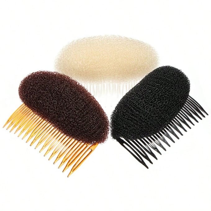 Inserts Volume Do Styler Cheveux Nid d'Abeille Outil Insérer Peigne Cheveux Beige 1PCS blanc