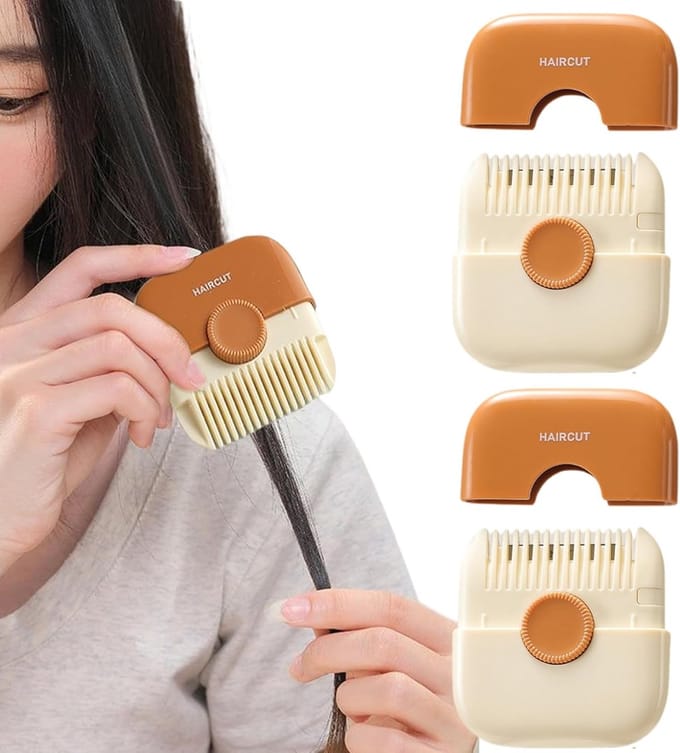 Haar Split End Trimmer - Haarsnijder Haar Knipschaar - Haaronderhoud Thuis - 2-in-1 Verstelbaar Ontwerp - Compact Draagbaar - Meerdere Kleuren