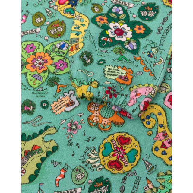Oilily Dexiette Jurk- maat80/18m Creme de Menthe
