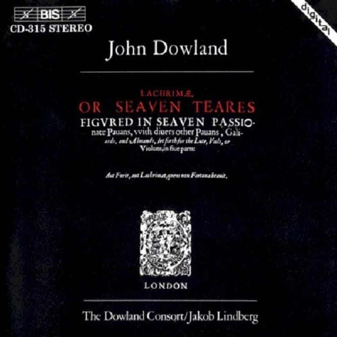 The Dowland Consort, Jakob Lindberg - Dowland: Lachrimae, Or Seven Teares (CD)
