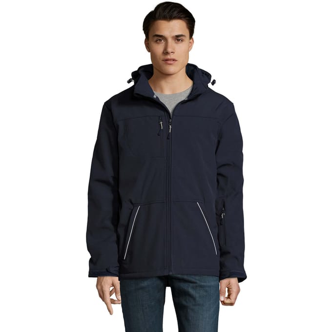 SOLS Heren Rock gewatteerd Soft Shell jack (Franse marine)