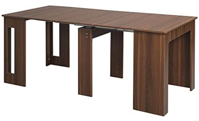 Eettafel Uitschuifbaar en Vouwtafel - Houten Eetkamertafel - Modern Design