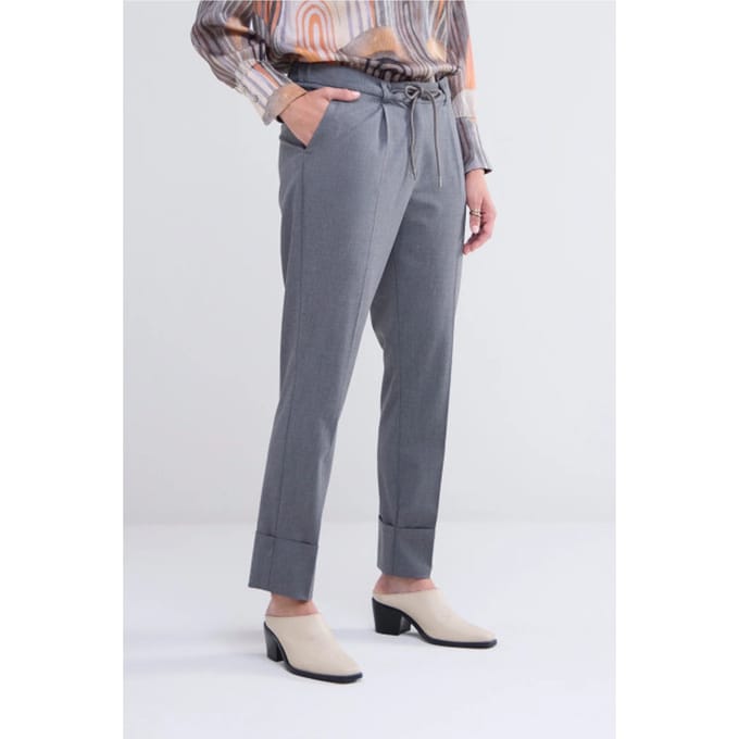 4s2674-12072 Trousers viscose blend stretch