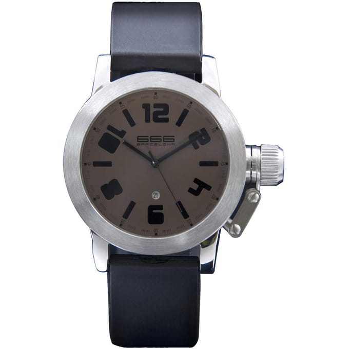 Horloge 666BARCELONA 666-211. Kwarts, Kleur PAARS. Mężczyzna. gray