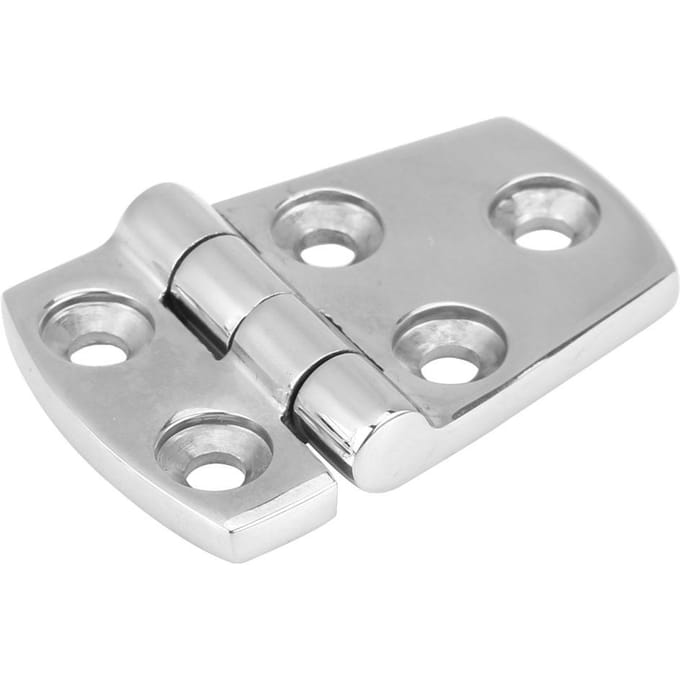 Charnière de porte de cabine en acier inoxydable, affleurante, pour bateau, 57 x 38 mm