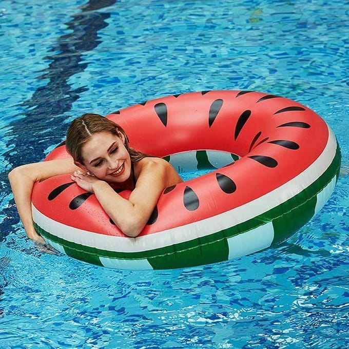Jouet Gonflable - Pastèque - PVC épais - 80CM - Mixte