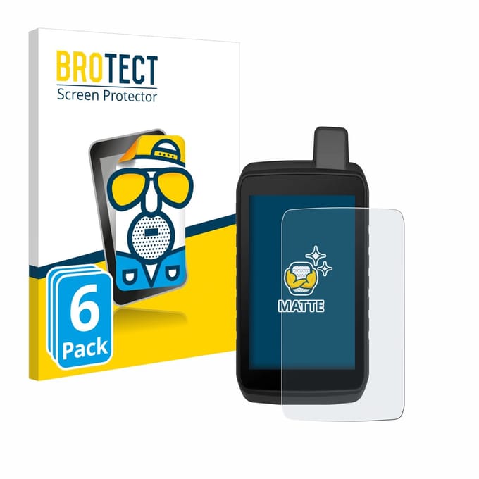BROTECT - Screenprotector voor Garmin Montana 710 - Folie Beschermfolie matte 6 Stuks
