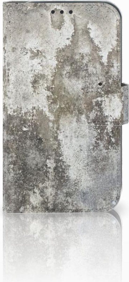 Samsung Galaxy Xcover 4 | Xcover 4s Bookcase Beton Print