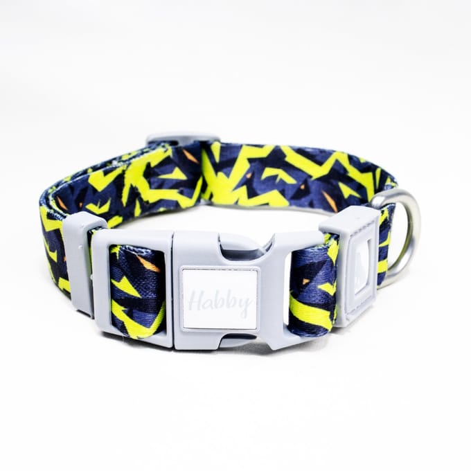 Luxe Halsband voor Honden-Verstelbaar 32 Cm-43 Cm x 2 Cm-Stone Leaf