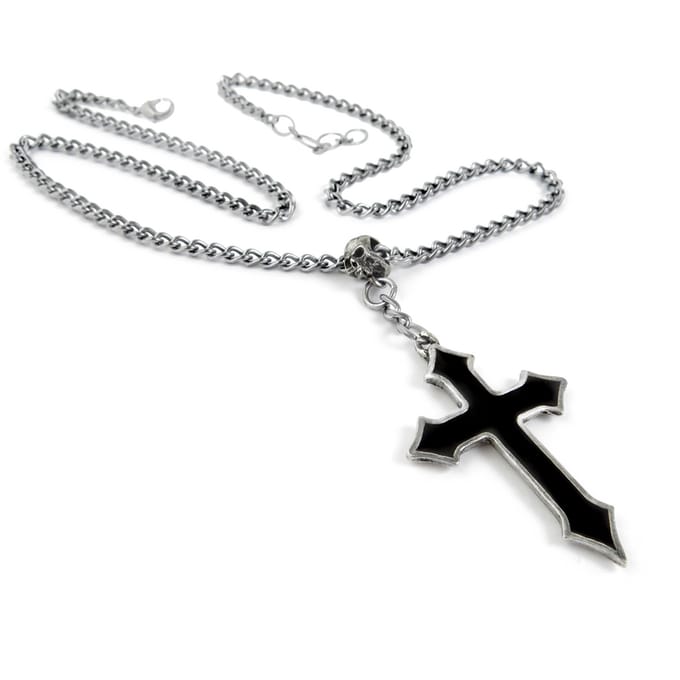Alchemy Gothic - Gothic Halsketting - Osbourne's Cross - voor Mannen - standaard