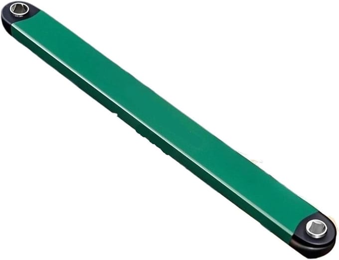 Verlengsleutel Dubbele Kop - Multifunctioneel Gereedschap - Krappe Ruimtes - 3 Aandrijfadapters - One Size - One Color