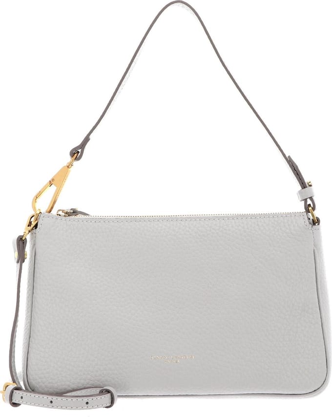 GIANNI CHIARINI Leren Schoudertas Brooke Shoulderbag Silice Lichtgrijs