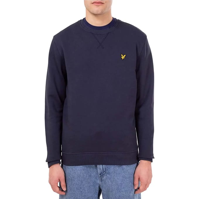 Lyle & Scott Sweat Crewneck Dark Navy - Maat M - Heren - Sweaters
