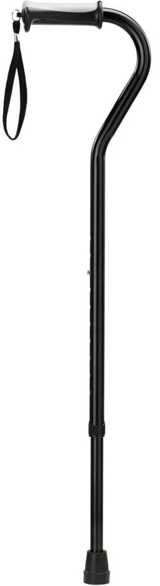 MultiMotion Wandelstok met offset handvat - Zwart