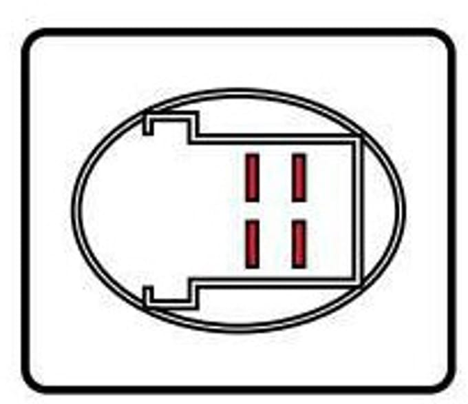 Knipperlicht 4 PIN, knipperlichtrelais - 12V - 3A