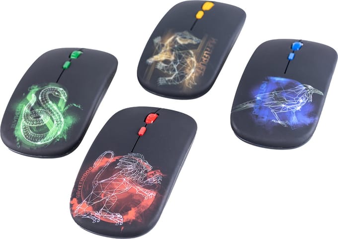 Harry Potter - Set van 24 Draadloze Optische Muis - 4 Huizen