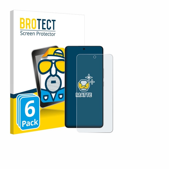BROTECT - Screenprotector voor Oppo K13 Turbo Pro - Folie Beschermfolie matte 6 Stuks