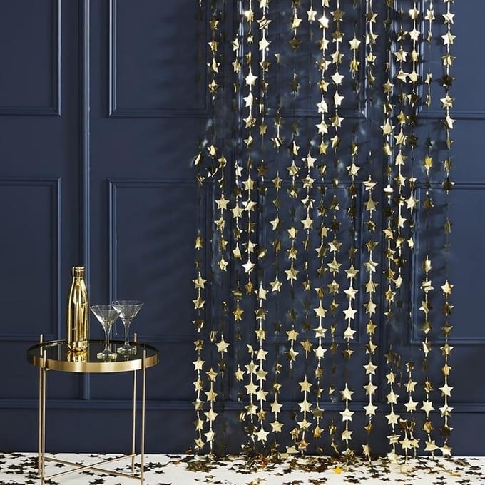 Ginger Ray - Ginger Ray - Pop The Bubble - Backdrop gold
