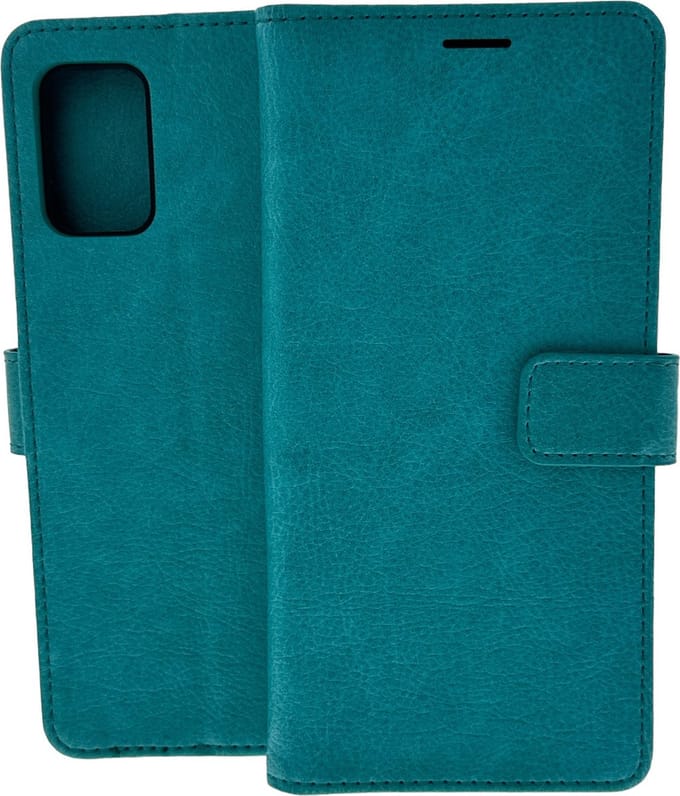 Portemonnee Book Case Hoesje Geschikt voor: Samsung Galaxy A02s turquoise
