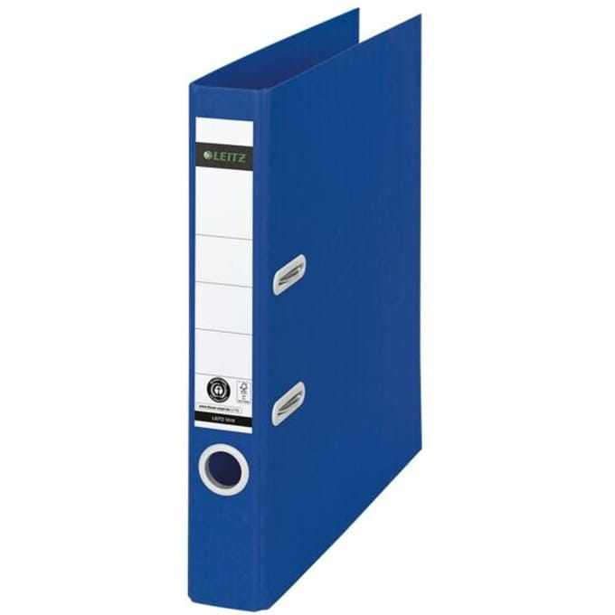 Ordner Leitz Recycle 180° 50mm karton A4 blauw