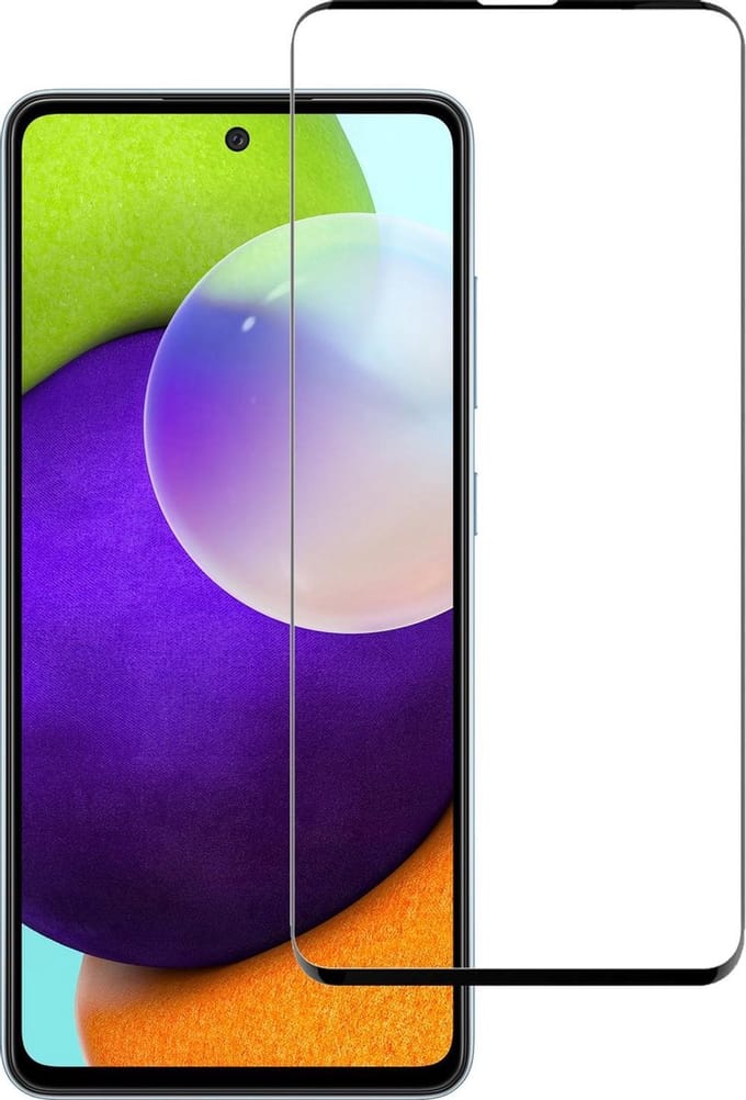 Screenprotector - Geschikt voor Samsung Galaxy A52 - Full Cover - Beschermglas - Gehard Glas - Tempered Glass - Screen Protector