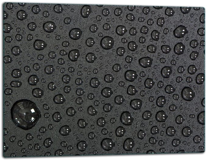 TMK ArtDeko - Snijplank Glas - 52x40 cm - Kleurige Druppels
